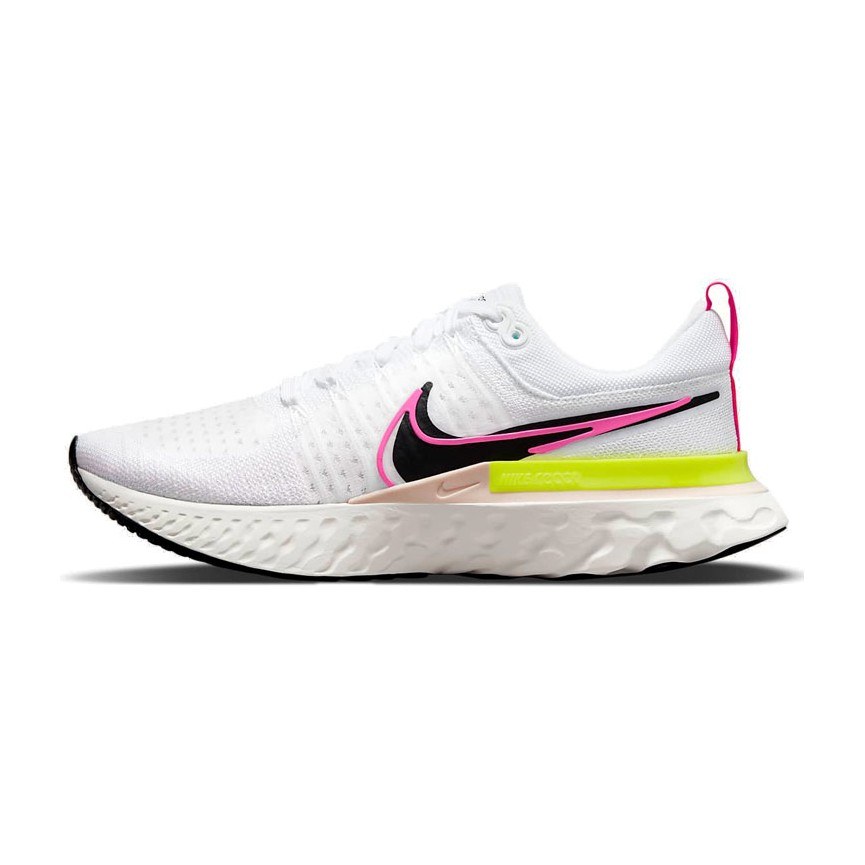 Nike React Infinity Run Flyknit 2 White Black Pink