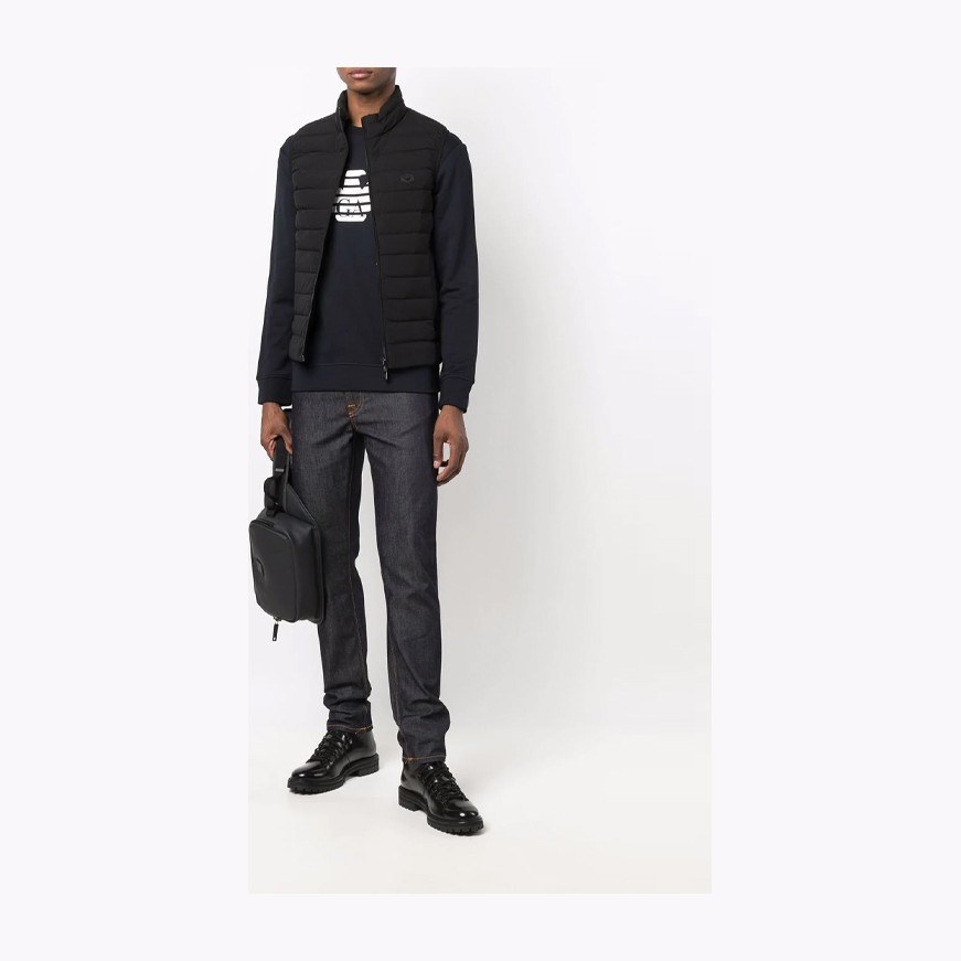 Emporio Armani Quilted Down Vest Black