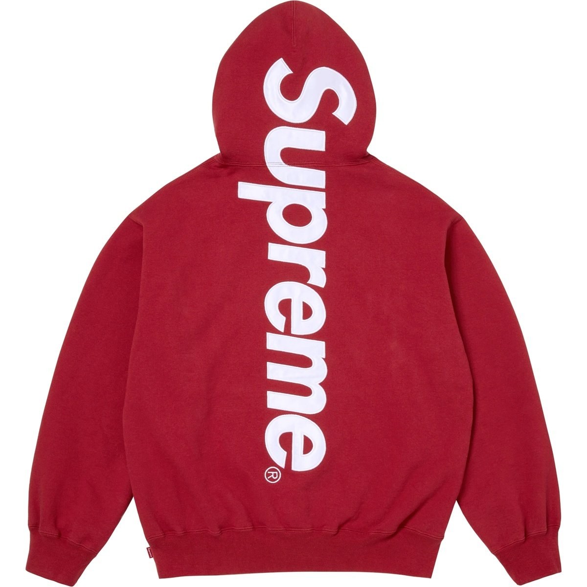 Supreme FW25 Satin Appliqué Hooded Sweatshirt