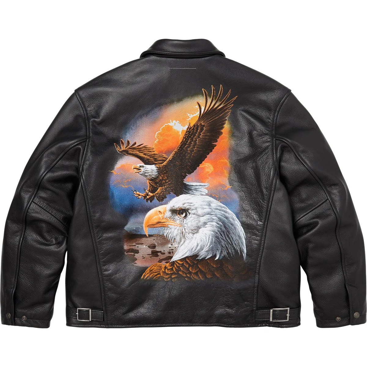 Supreme MM6 Maison Margiela SS26 WEEK4 Schott Eagle Leather Jacket