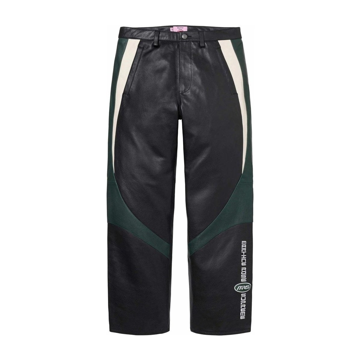 Supreme x Martine rose FW24 WEEK4 Leather Pant logo