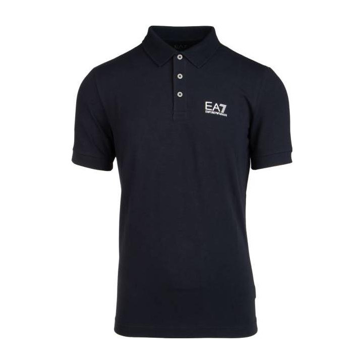 Emporio Armani SS22 Logo Polo Navy