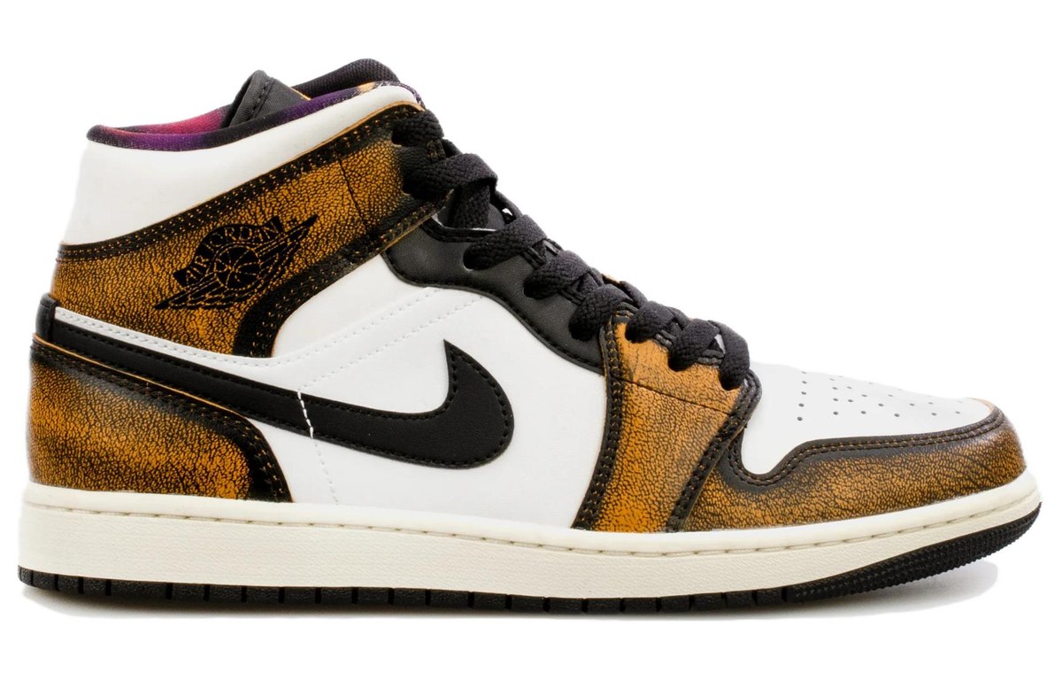 Jordan Air Jordan 1 Mid SE White Yellow Black