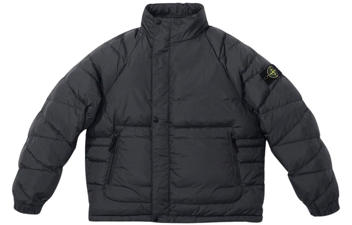 Supreme x Stone Island FW23 Reversible Logo Stripe Jacket