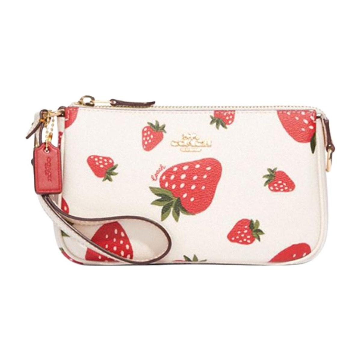 COACH Nolita 19 Strawberry Print