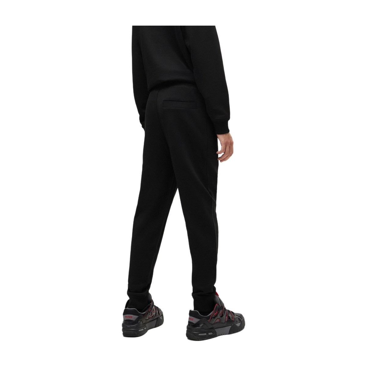 HUGO BOSS Cotton-Terry Tracksuit Bottoms With Logo Detail