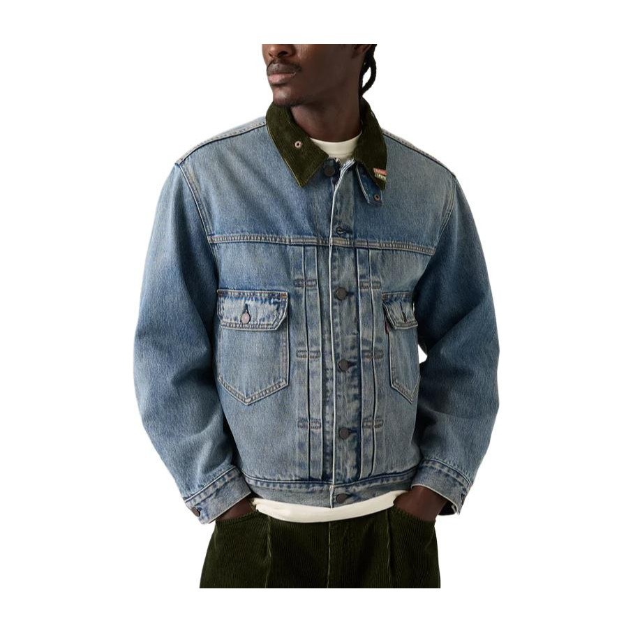 Levi’s x Barbour FW25 Corduroy Collar Denim Jacket