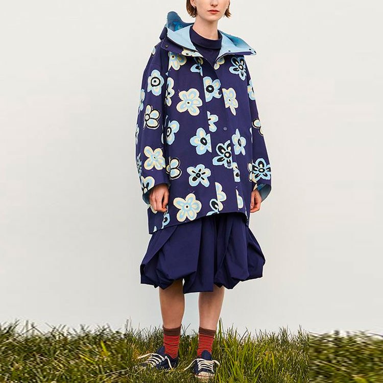 UNIQLO x MARNI Floral Hooded Coat