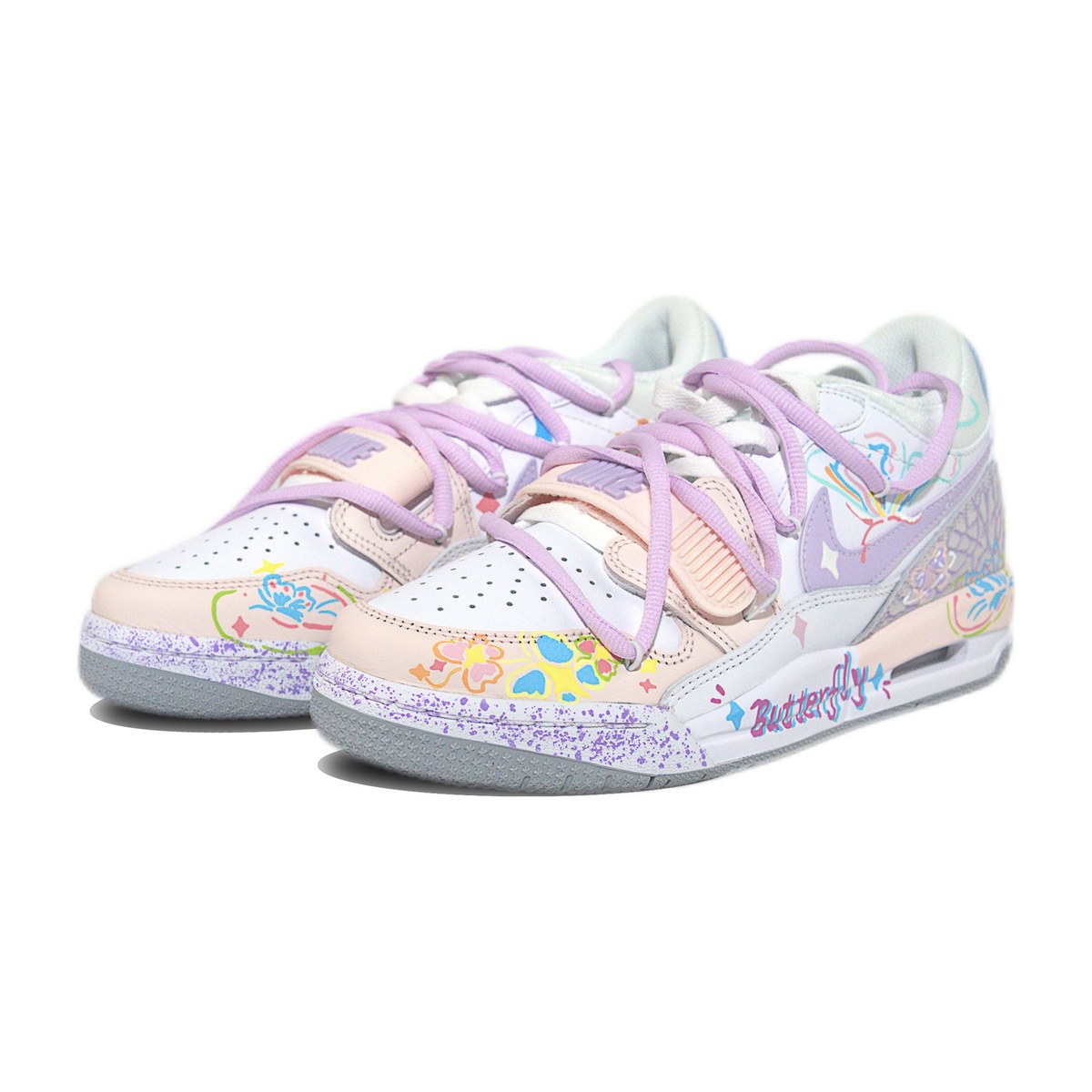 Jordan Legacy 312 GS Purple Pink White