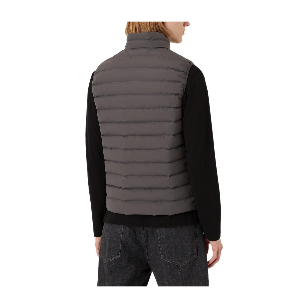 Emporio Armani FW22 Quilted Vest Gray