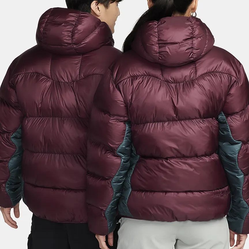 Nike Hoodie Jacket Red Brown