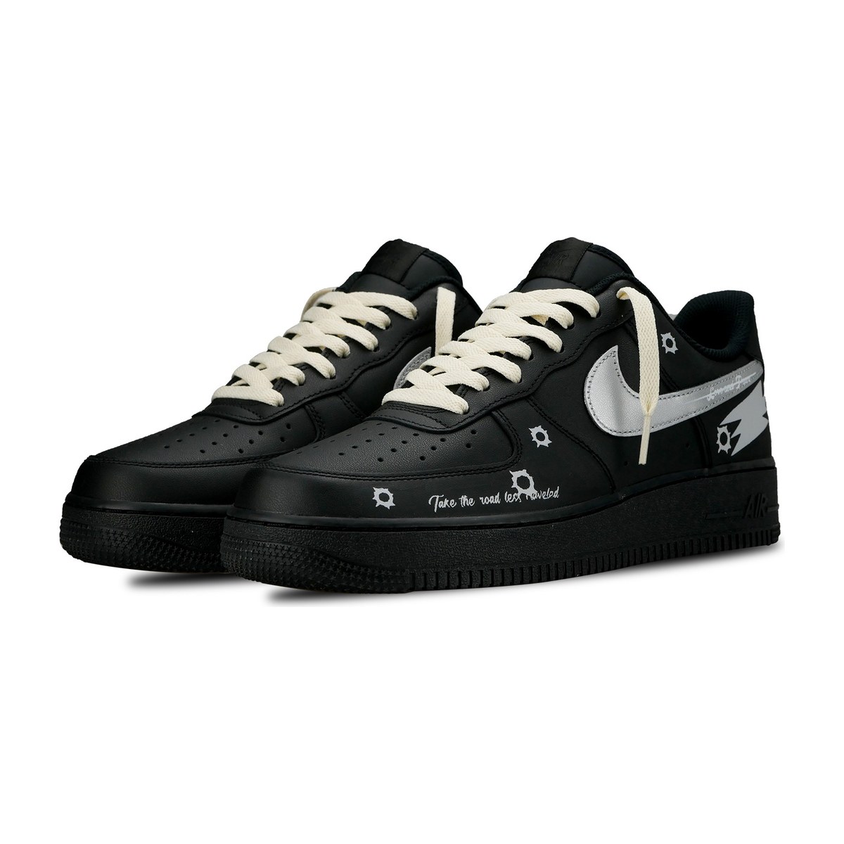 Nike Air Force 1 '07 Black Silver