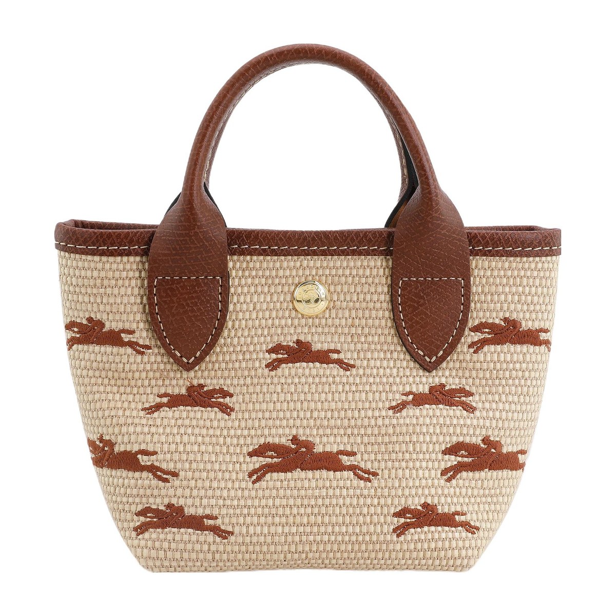 LONGCHAMP Le Panier Pliage Beige Brown