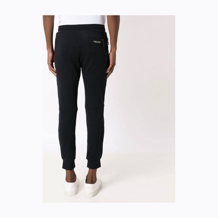 Armani Exchange Micro Logo Joggers Black