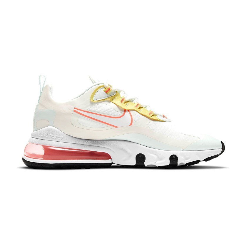 Nike Air Max 270 React White Yellow Pink