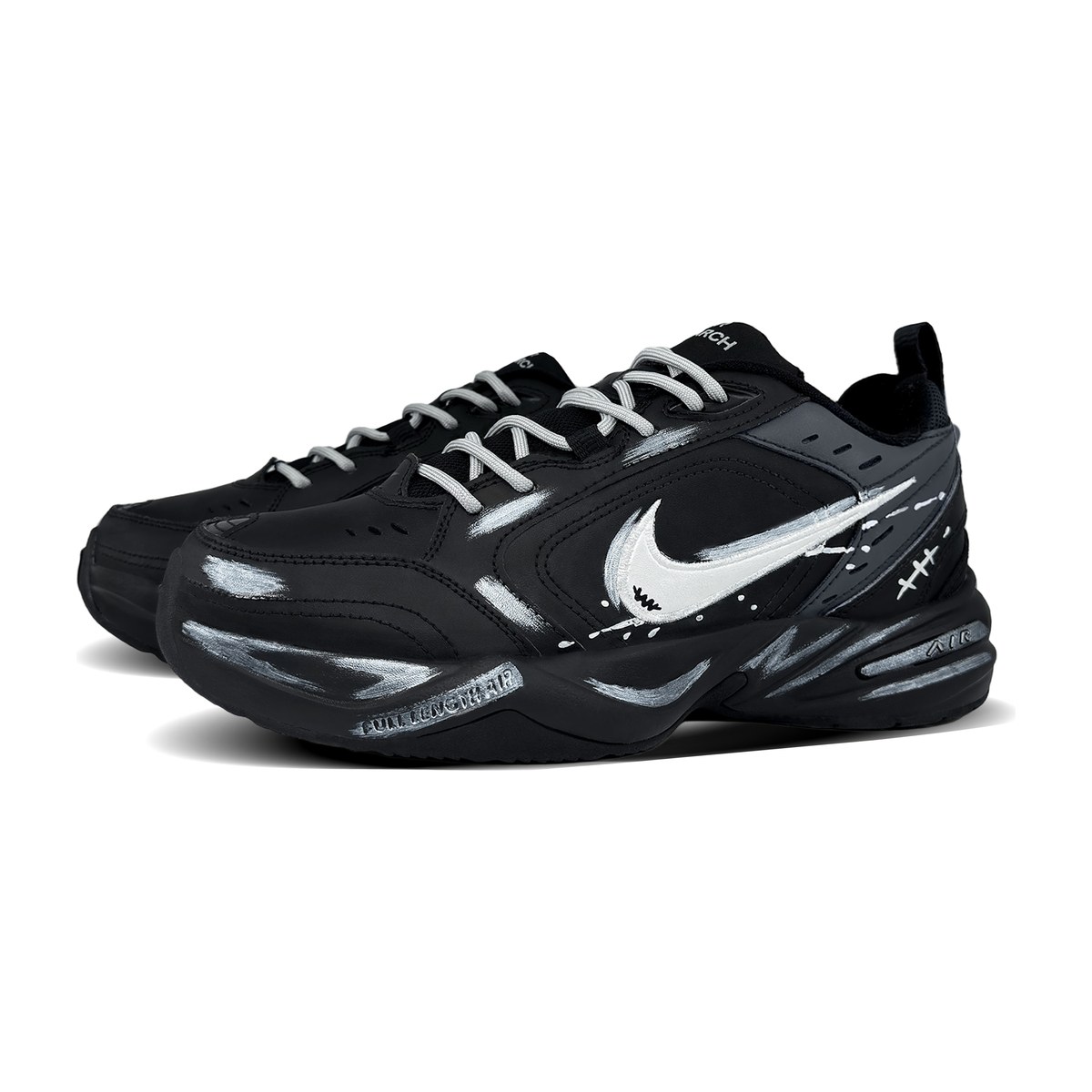 Nike Air Monarch 4 Black Silver