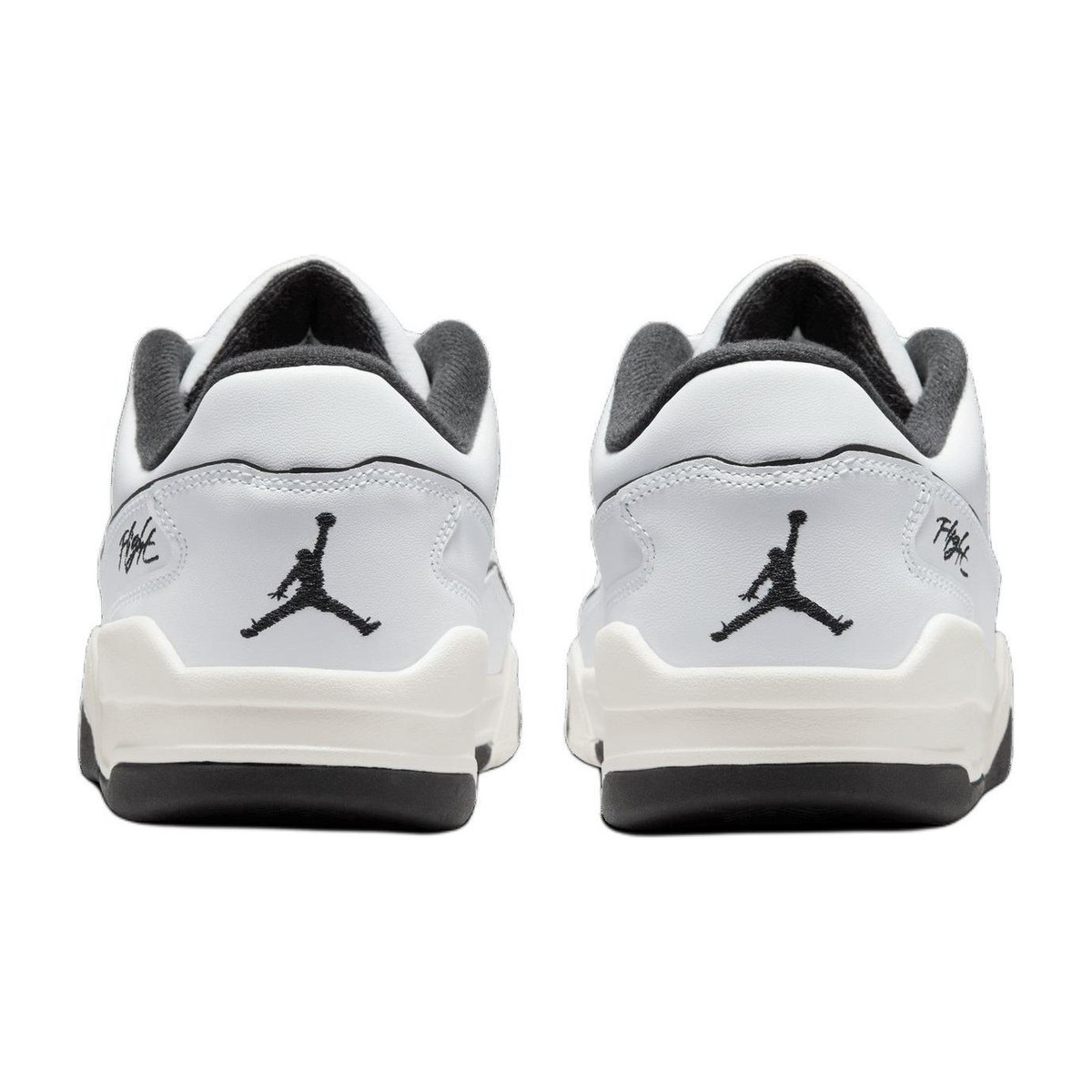 Jordan Flight Court White Black