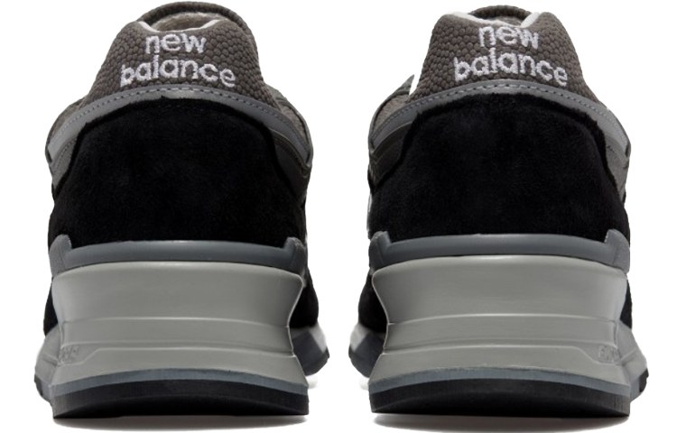 New Balance 997 Black Grey D Width