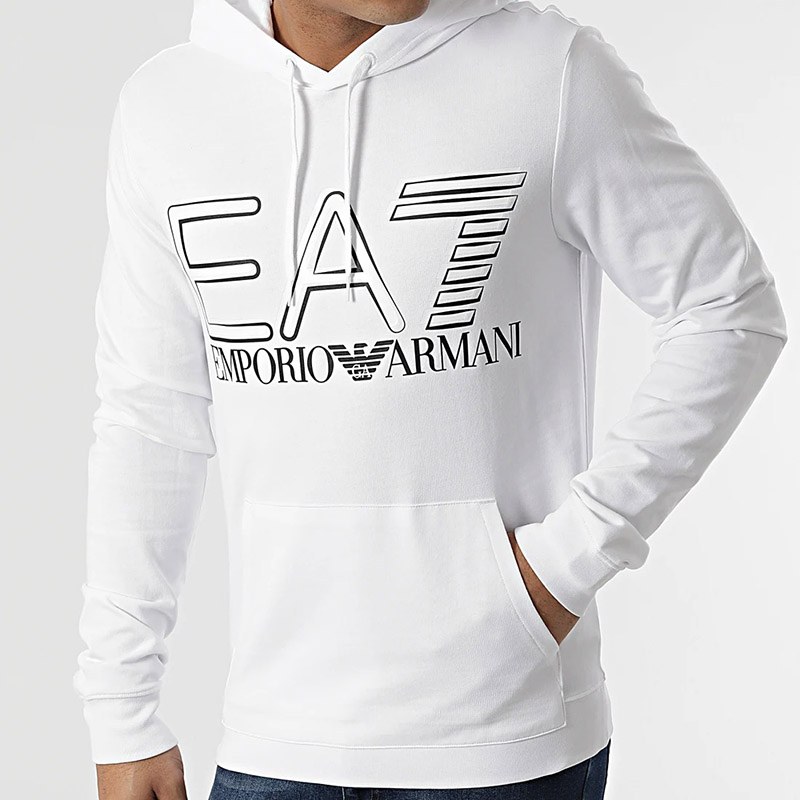 Emporio Armani EA7 Hoodie White