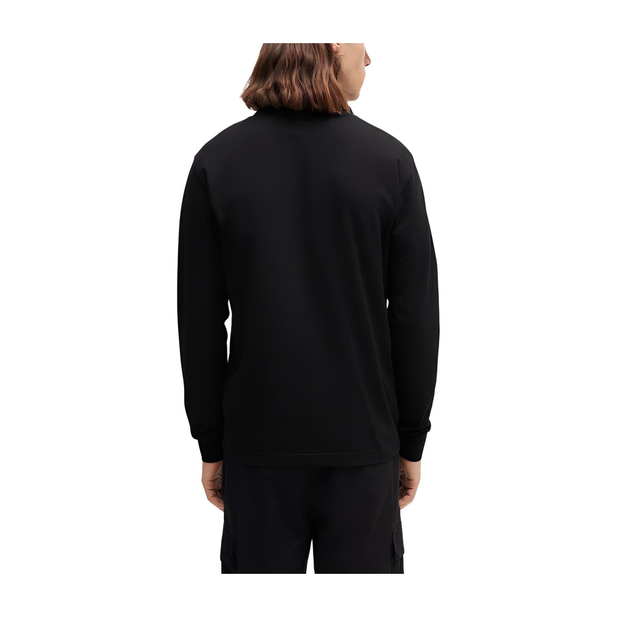 HUGO BOSS Stretch-Cotton Polo Shirt With Logo Psstch Polo