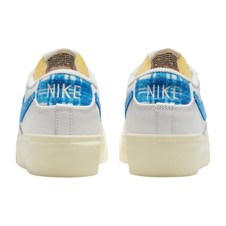 Nike Blazer Low Platform White Blue