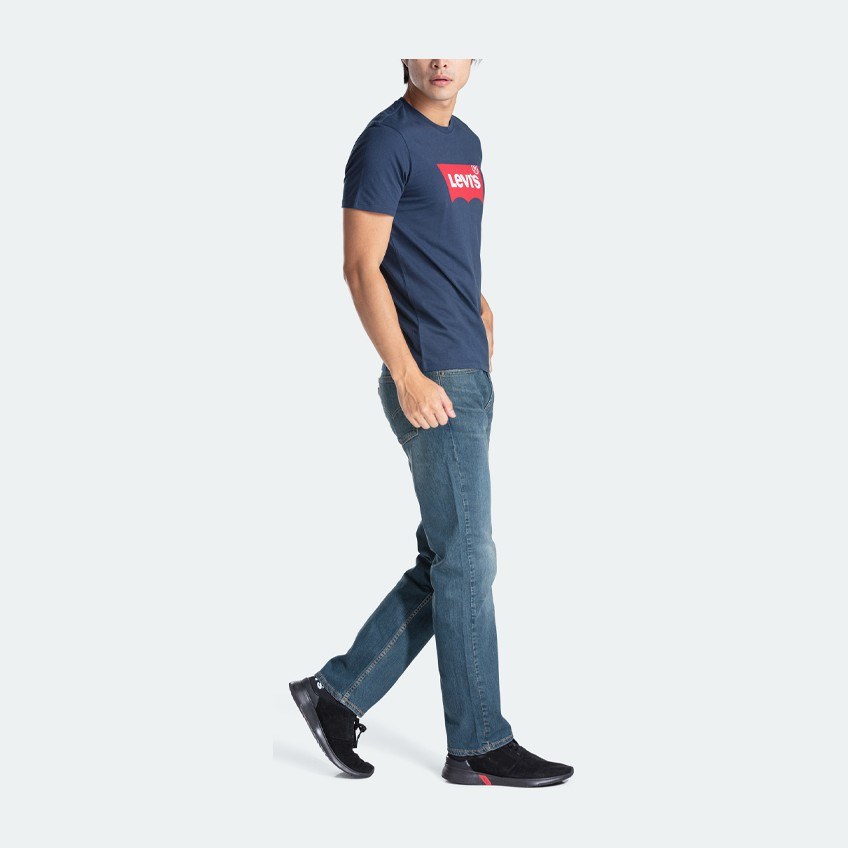 Levis Logo Crewneck Tee Navy