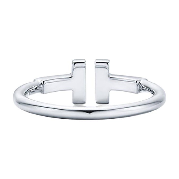 Tiffany & Co. T Series 18K White Gold Ring
