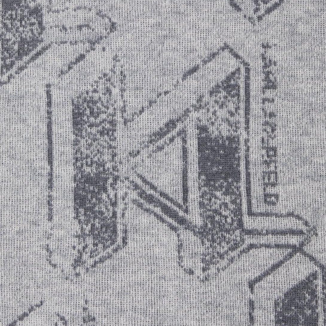 KARL LAGERFELD Letter Print Crewneck Sweater