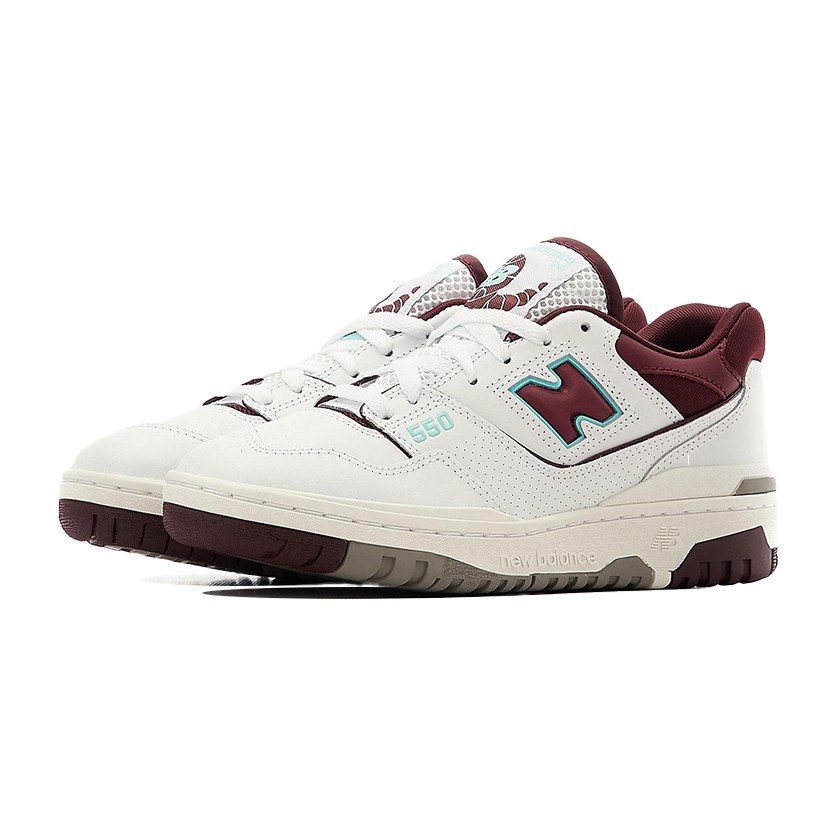 New Balance 550 White Burgundy