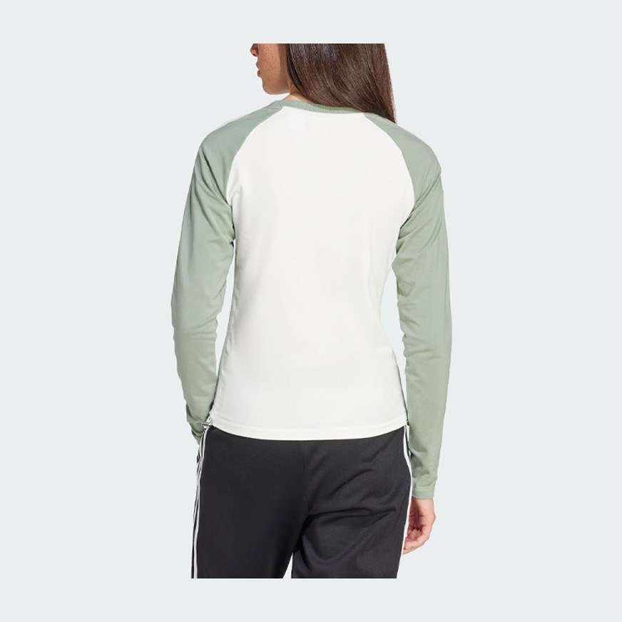 adidas originals Slim Fit Long Sleeve Logo T