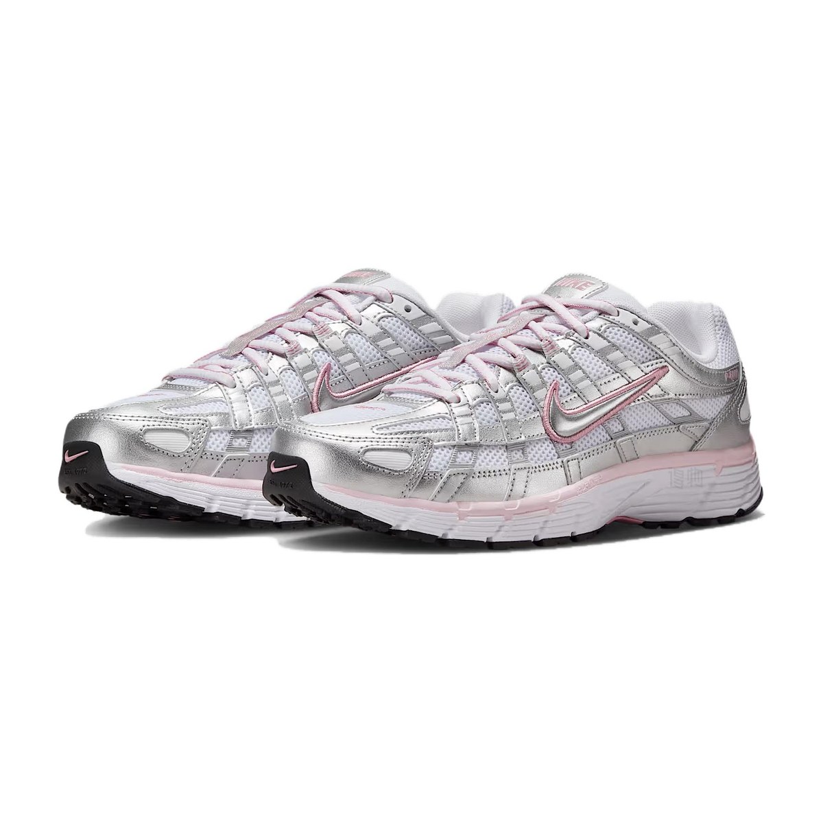 Nike P-6000 White Silver