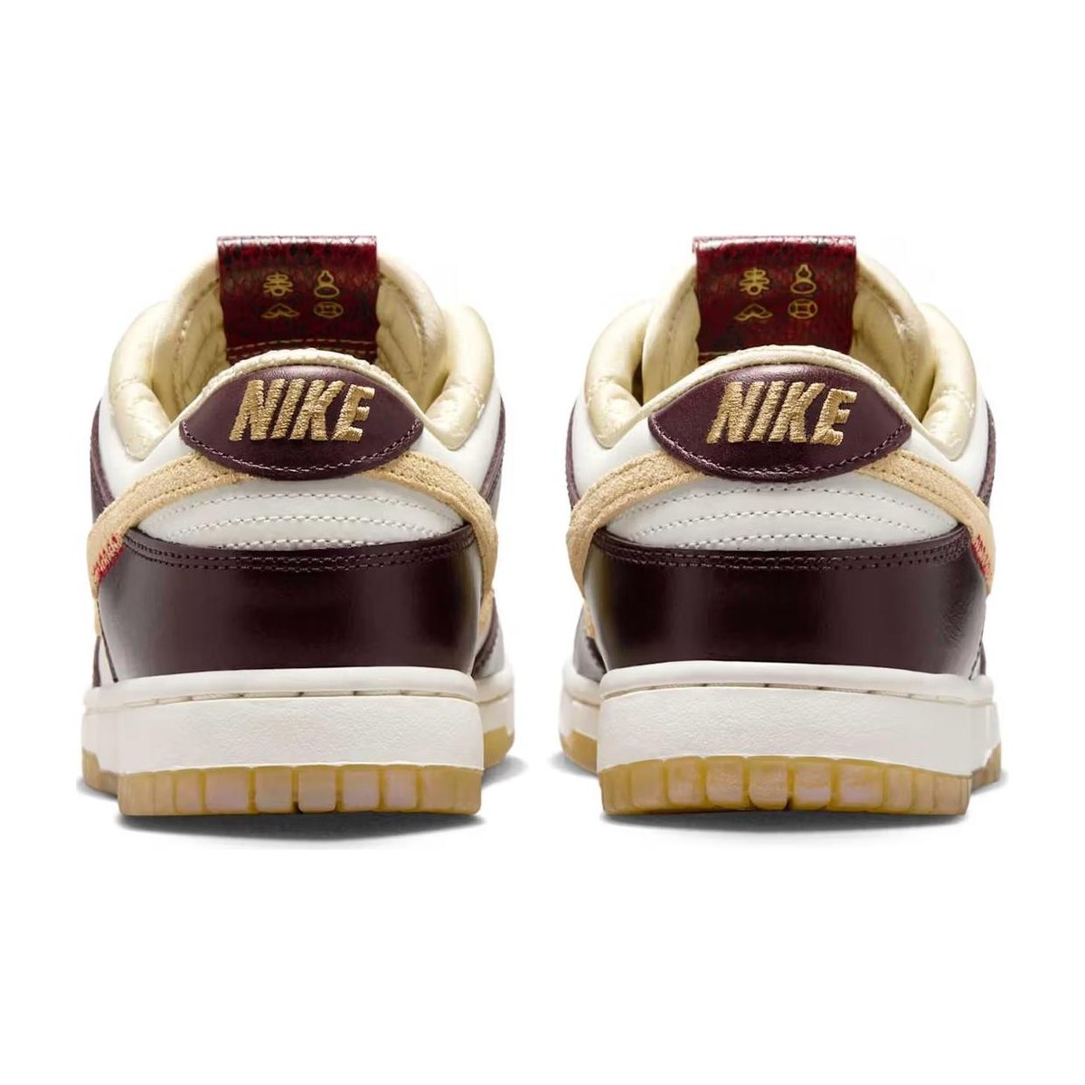 Nike Dunk Low LX White Gold Red
