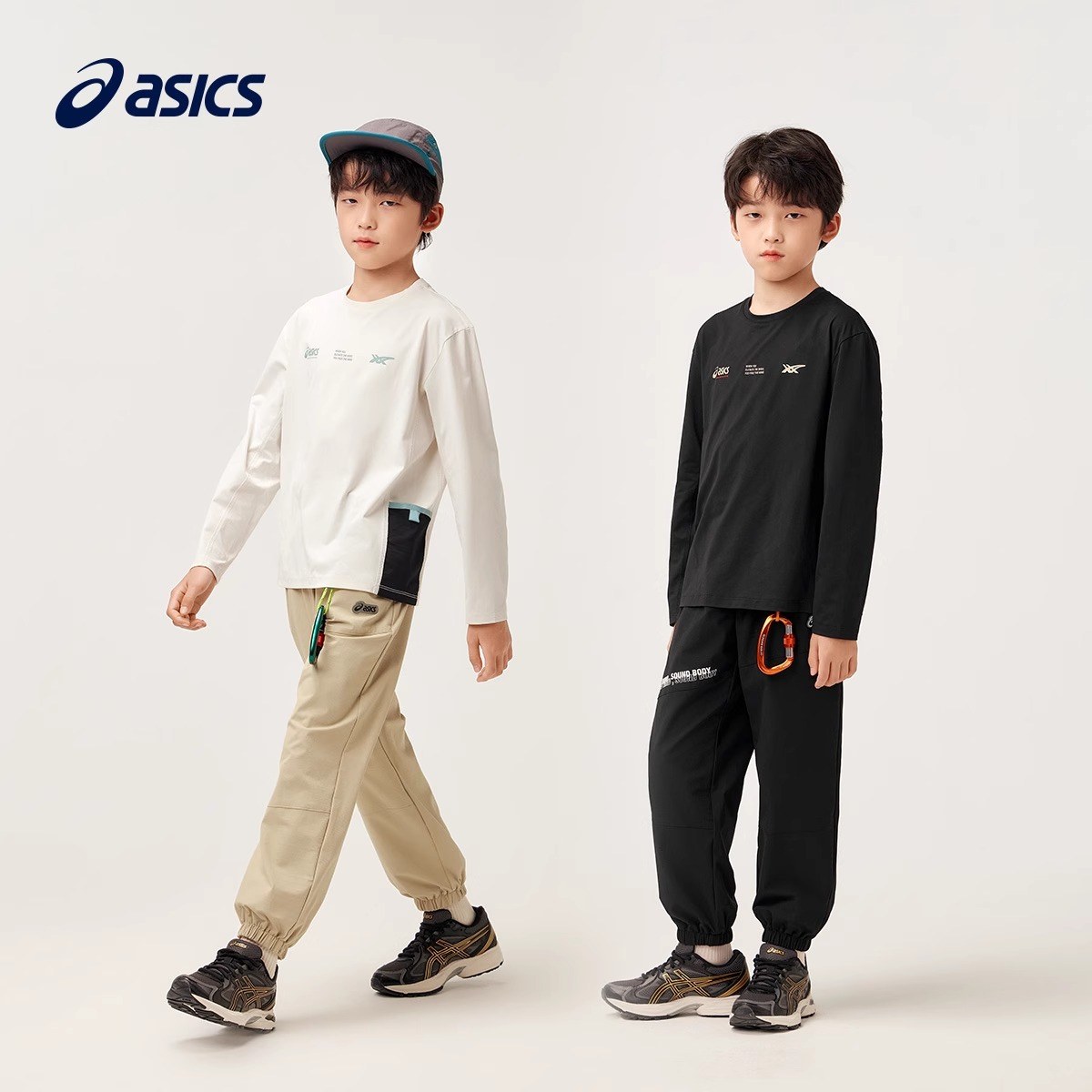 Asics Crew Neck Long Sleeve Tee Black