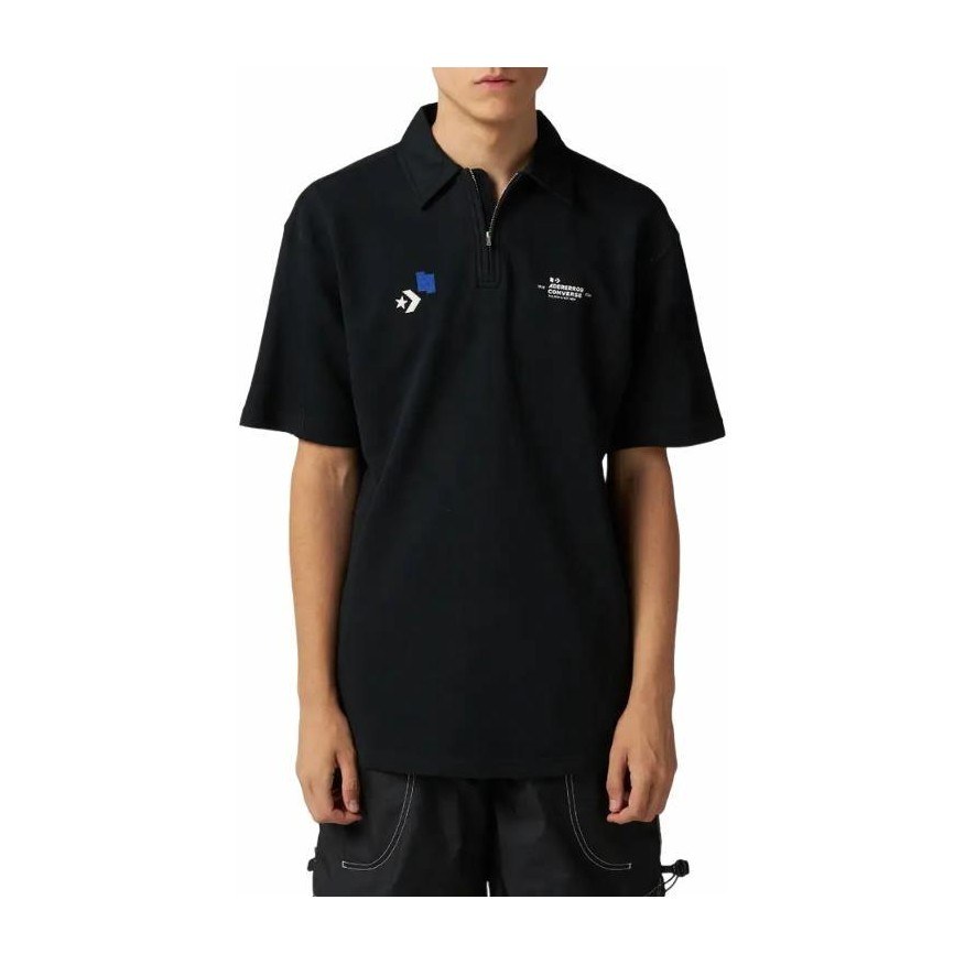 Converse x Ader Error Polo Shirt Black