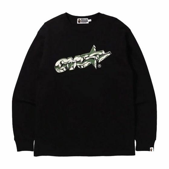 BAPE x OVO Long Sleeve Tee