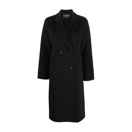 Emporio Armani FW21 Black Coat