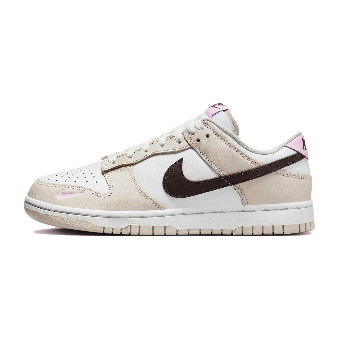 Nike Dunk Low White Pink Brown