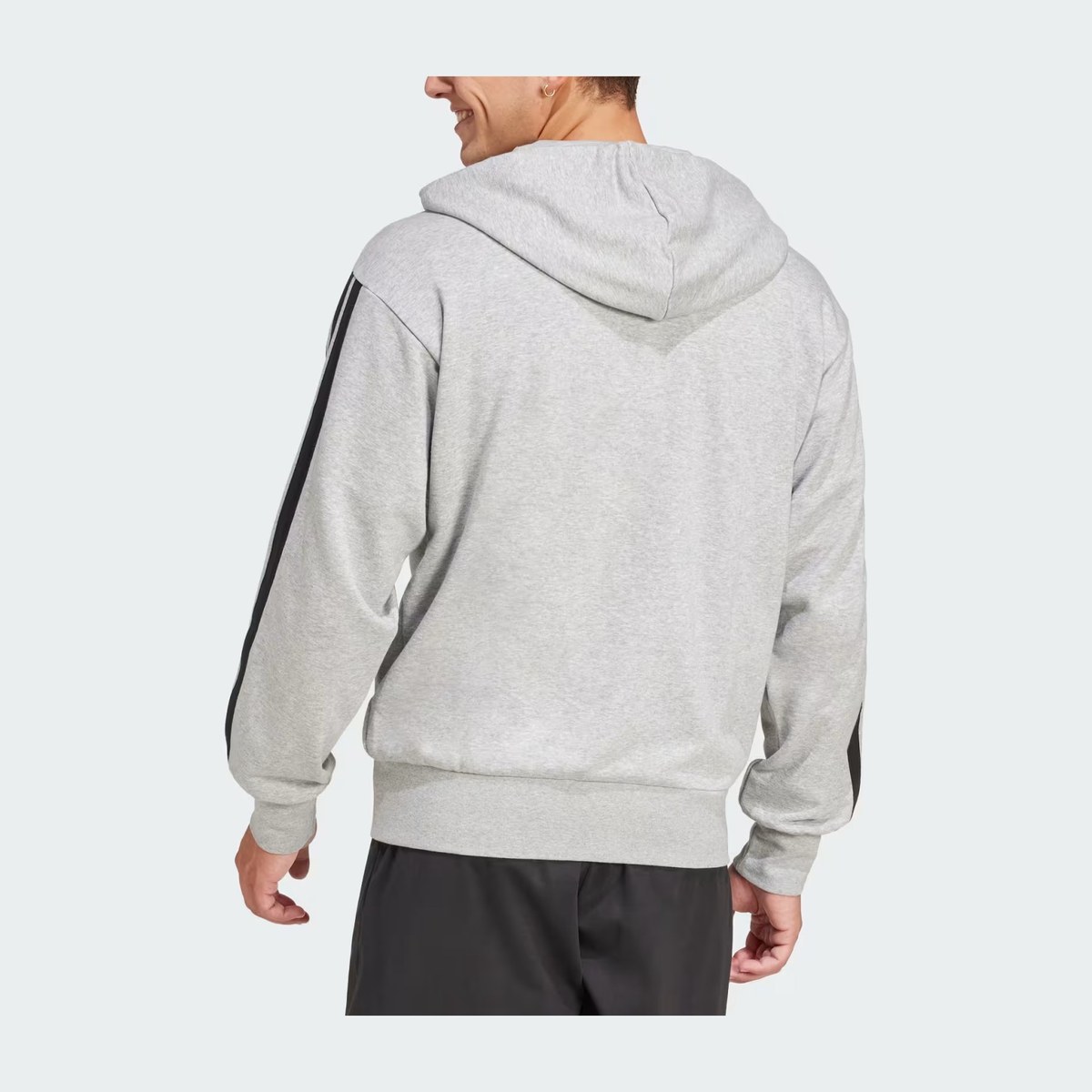 adidas Sportswear ESSENTIALS 3-Stripes Full-Zip Hoodie