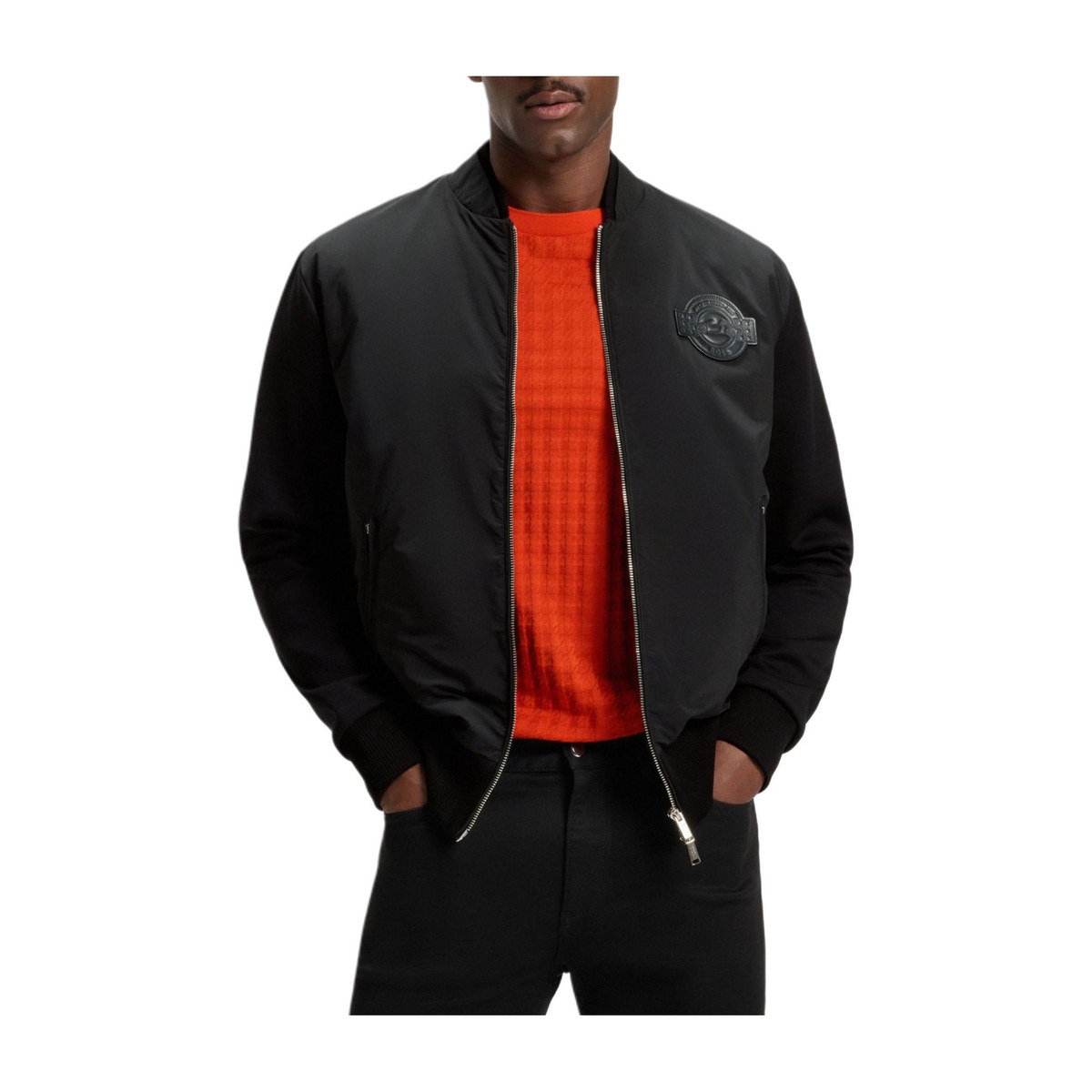 HUGO BOSS x Porsche Badge Zip Jacket Black