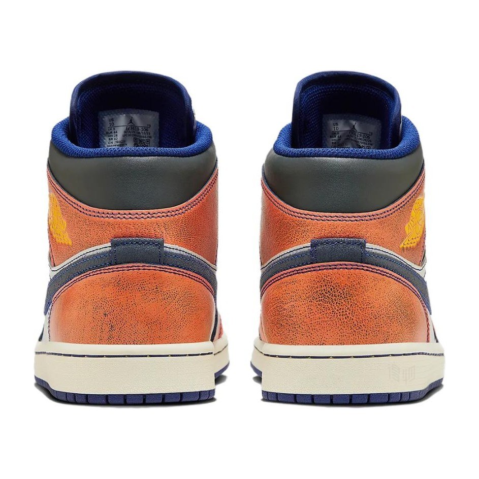 Jordan Air Jordan 1 Mid "Flight" Orange White Black
