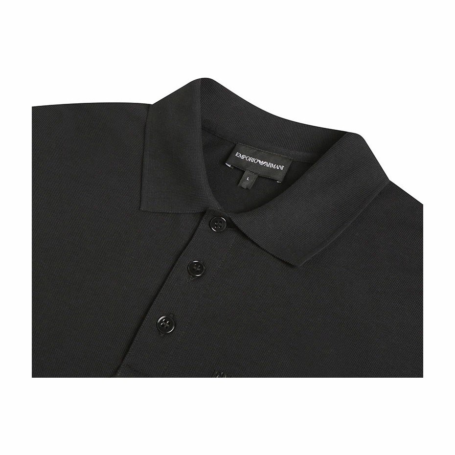 Emporio Armani SS22 Polo Shirt Black