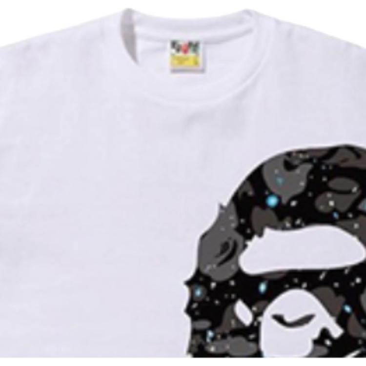 A BATHING APE Bape Camo Head T-Shirt White