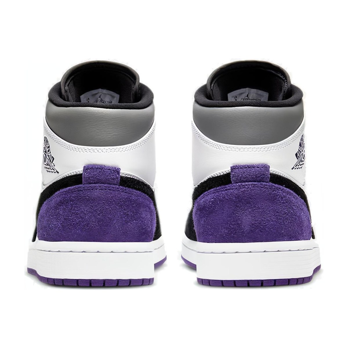 Jordan Air Jordan 1 Mid SE Black White Purple