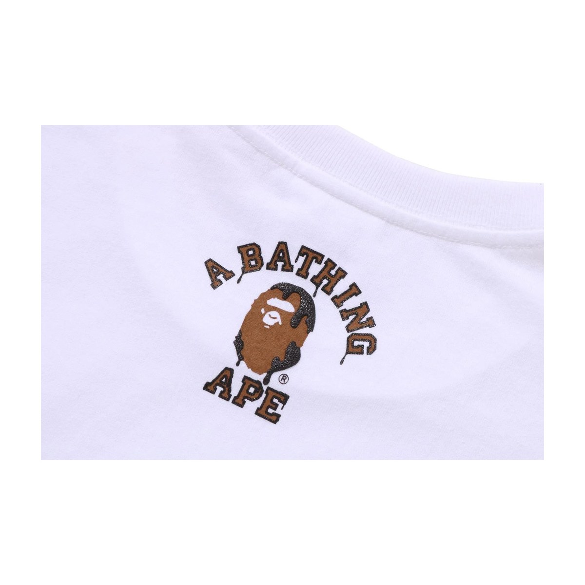 A BATHING APE BAPE SS23 Valentine's Day Chocolate Ape Head Print Tee