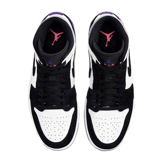 Jordan Air Jordan 1 Mid SE Black White Purple