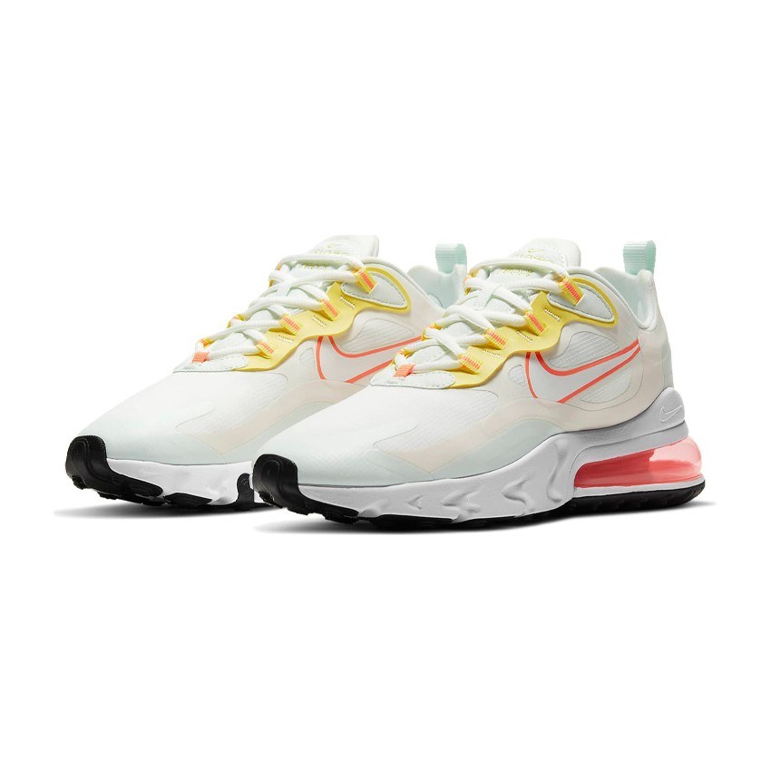 Nike Air Max 270 React White Yellow Pink