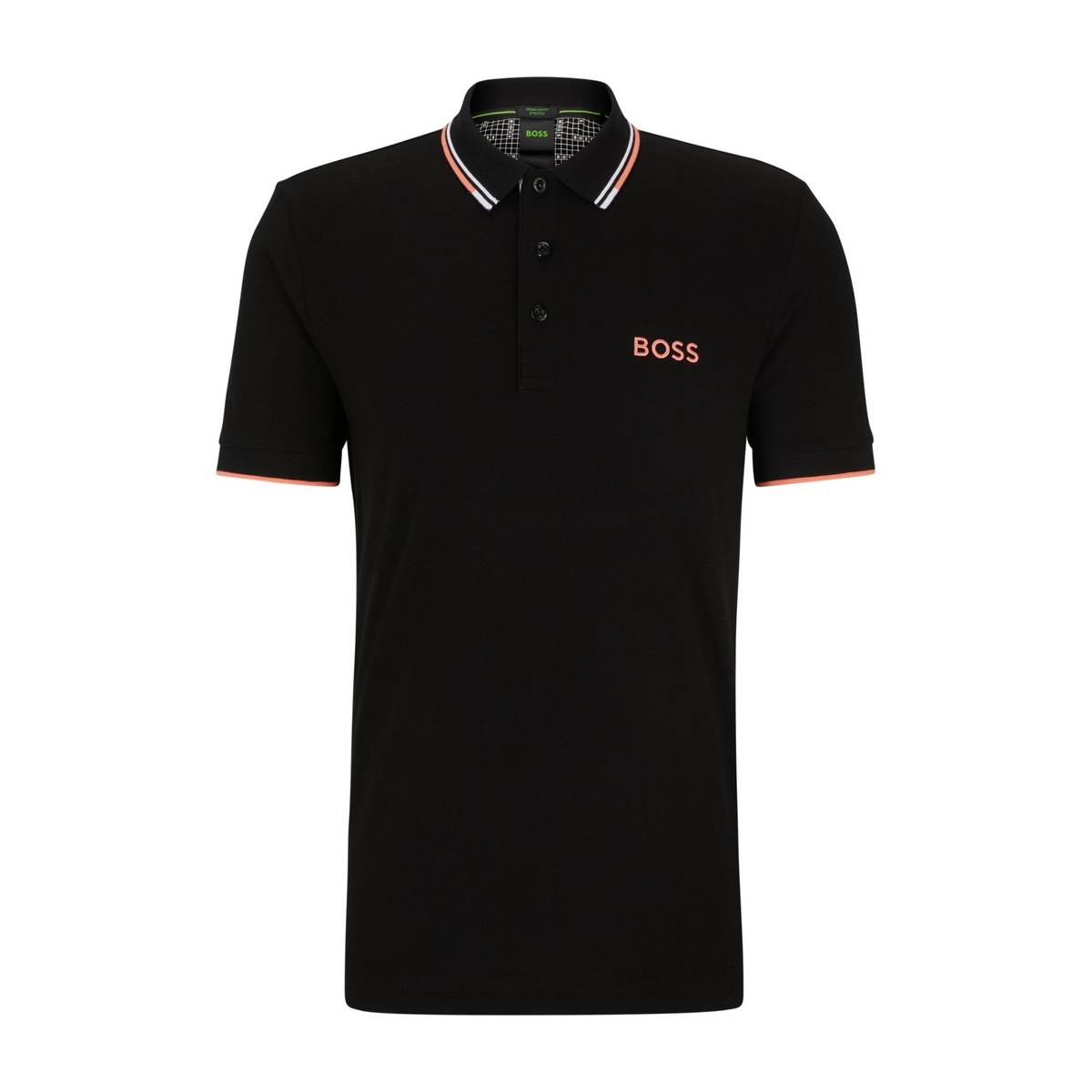 HUGO BOSS Polo Shirt With Contrast Logos Polo