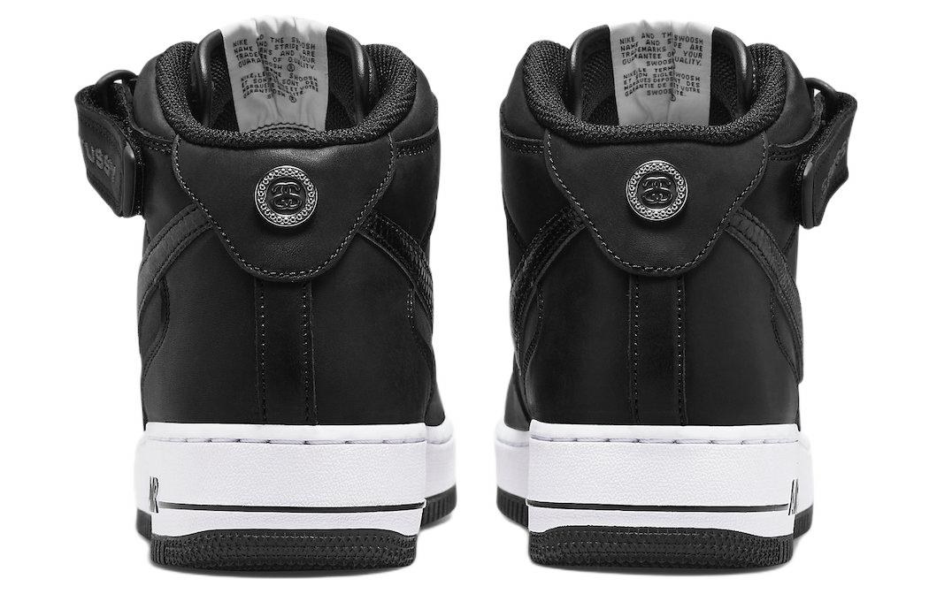 Stussy x Nike Air Force 1 '07 Mid SP Black