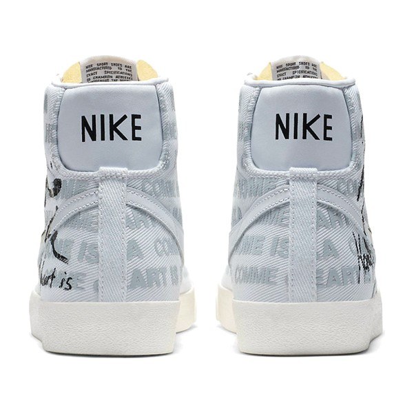 CDG x Nike Blazer Mid White Black