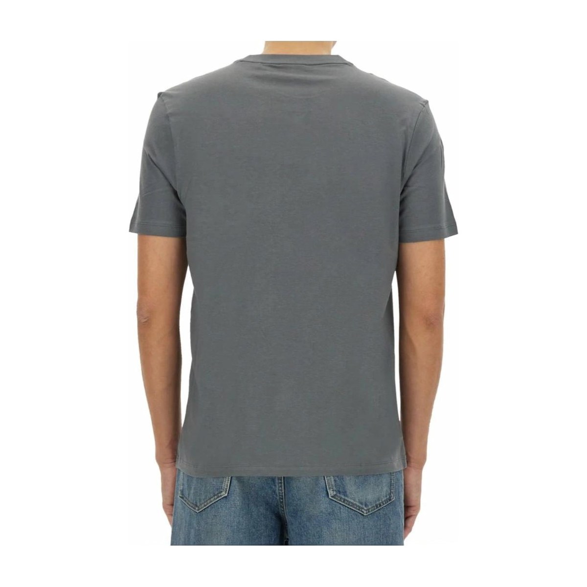 HUGO BOSS Logo Crew Neck T-Shirt Gray